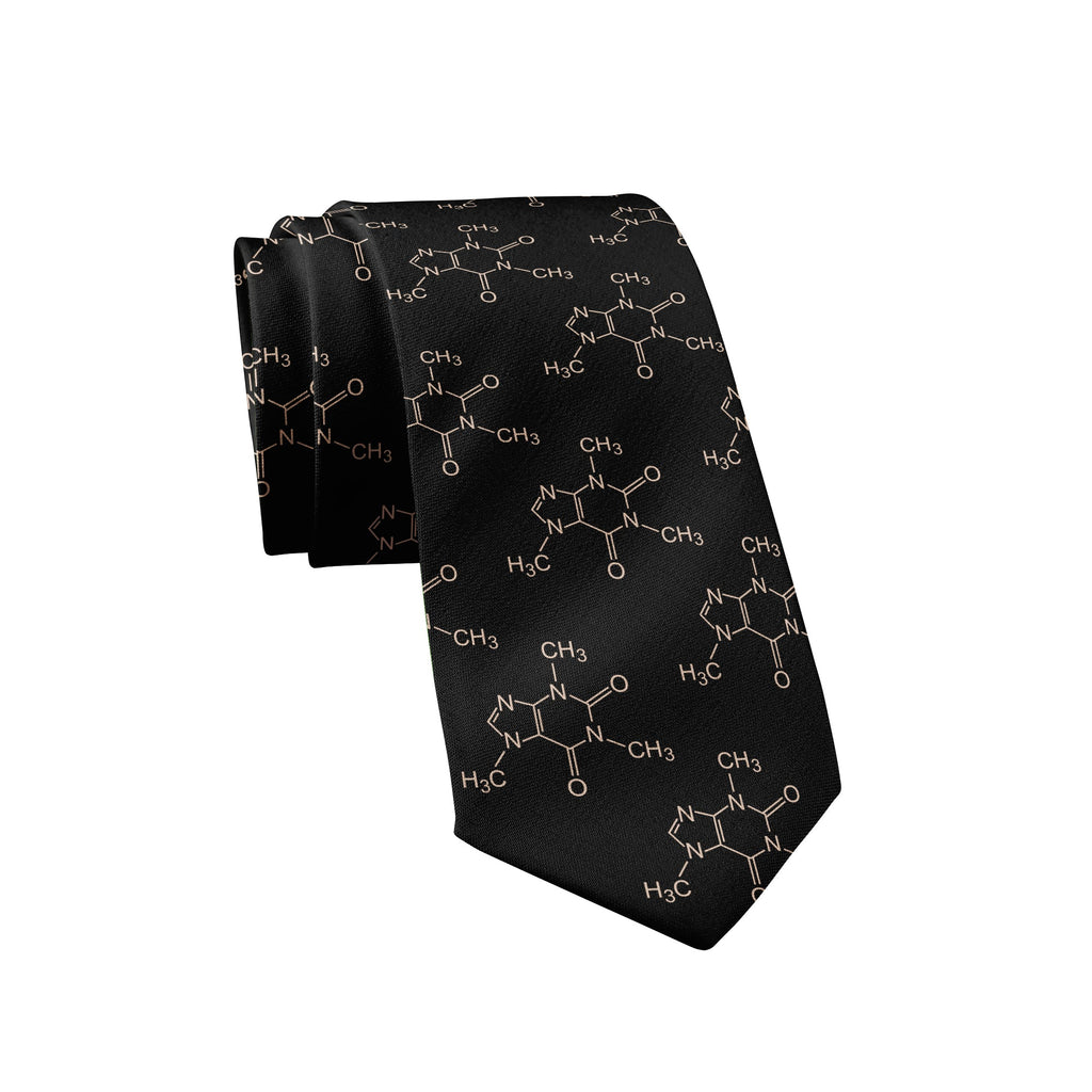 Caffeine Molecules Tie