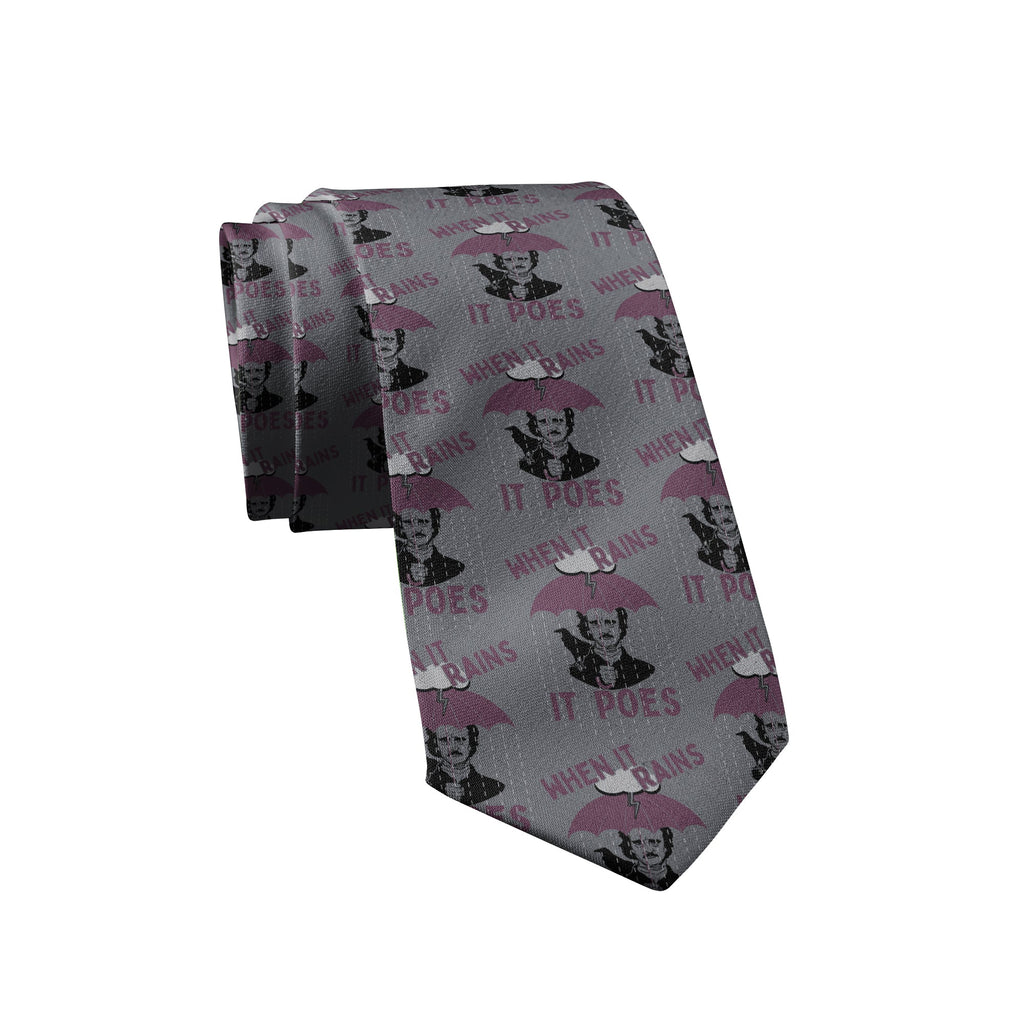 When It Rains It Poes Tie