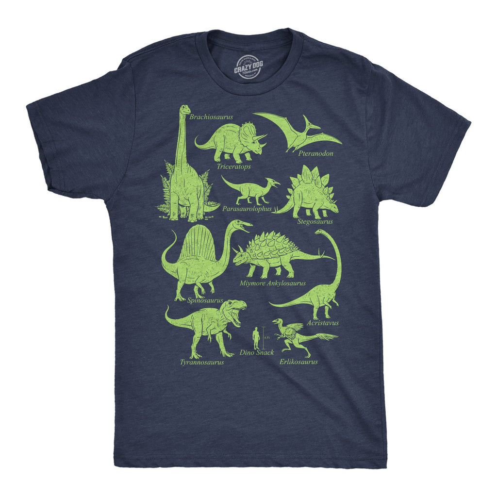 Dinosaurs And Human Dino Snack Men's T Shirt product image 1