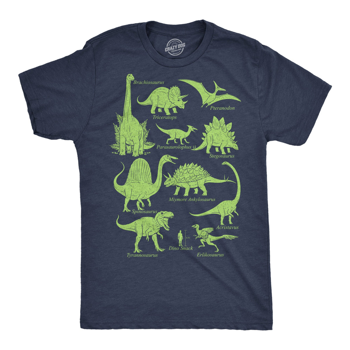 Dinosaurs And Human Dino Snack Men's T Shirt product image 1