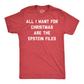 All I Want For Christmas Are The Epstein Files Men's T Shirt product image 1