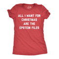 All I Want For Christmas Are The Epstein Files Women's T product image 1