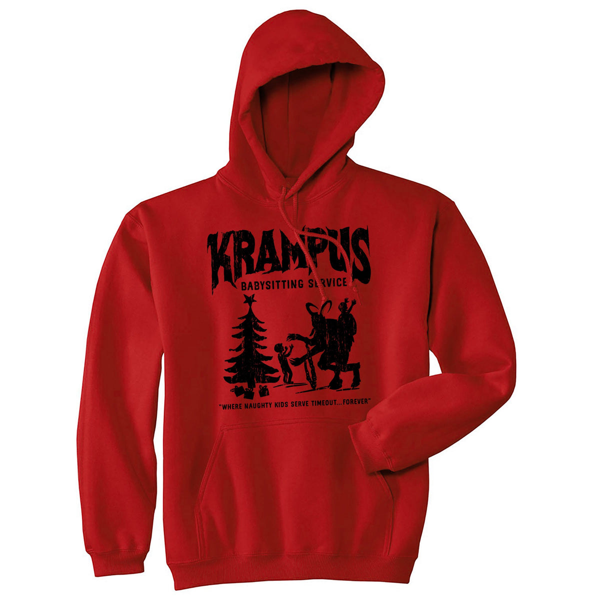 Krampus Babysitting Service Hoodie product image 1