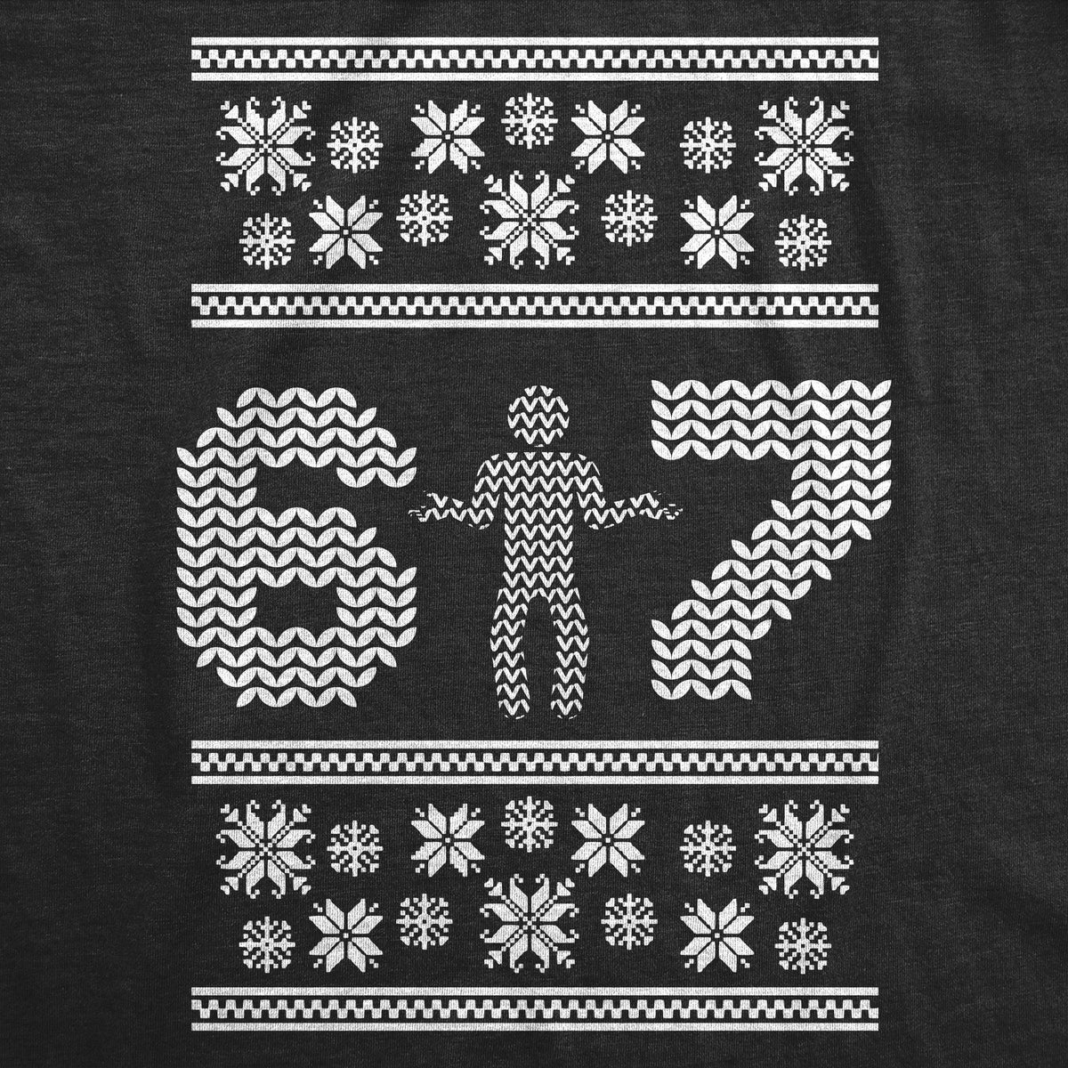 6 7 Ugly Christmas Sweater Men's T Shirt product image 3
