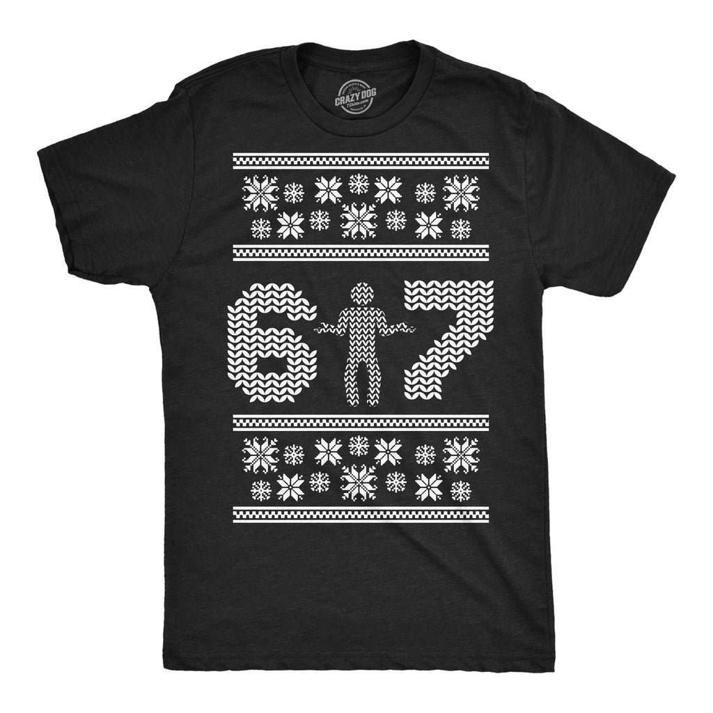 6 7 Ugly Christmas Sweater Men's T Shirt product image 1