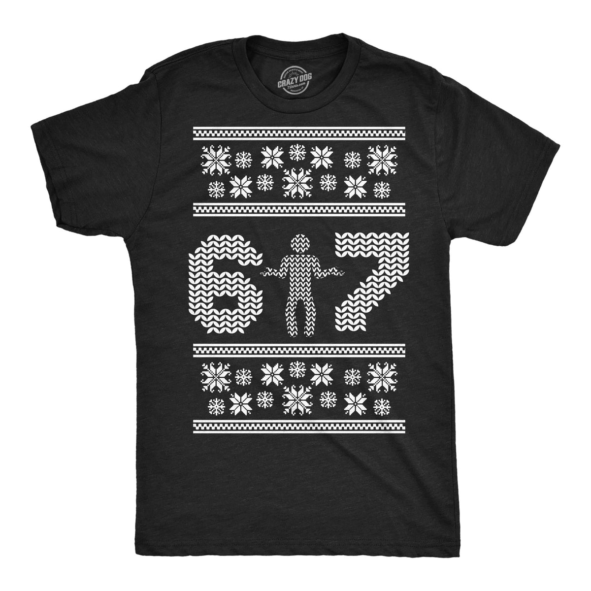 6 7 Ugly Christmas Sweater Men's T Shirt product image 1