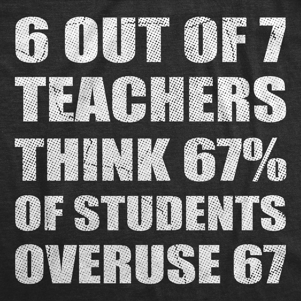 6 Out Of 7 Teachers Think 67% Of Students Overuse Six Seven product image 2