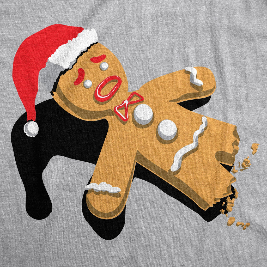Half Eaten Gingerbread Baby Bodysuit