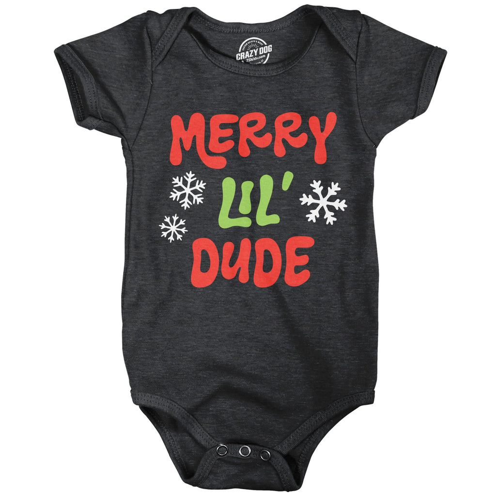 Merry Lil Dude Baby Bodysuit