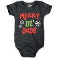 Merry Lil Dude Baby Bodysuit