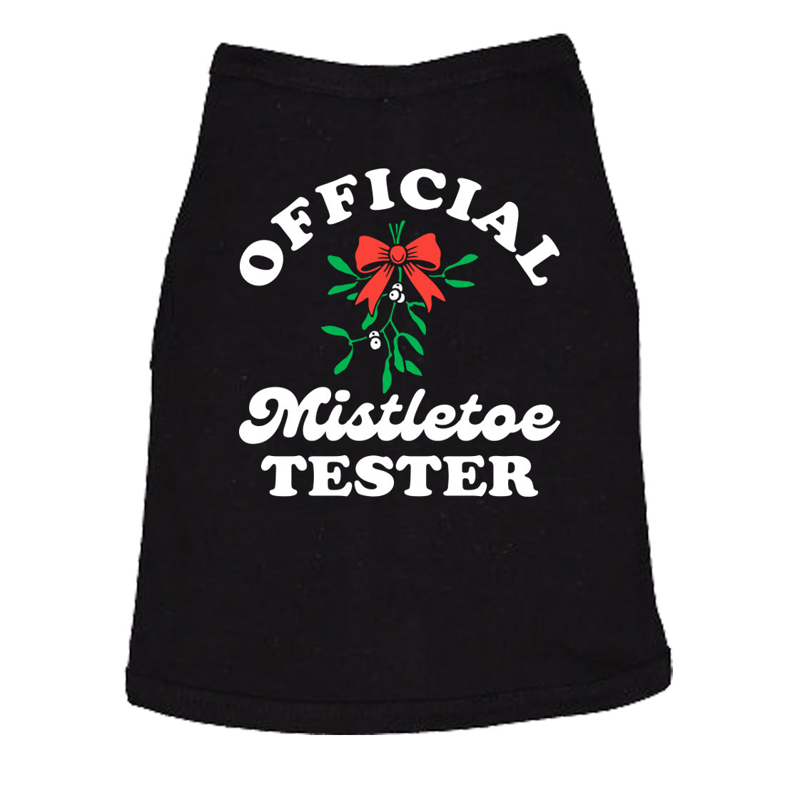Official Mistletoe Tester Dog Shirt product image 1