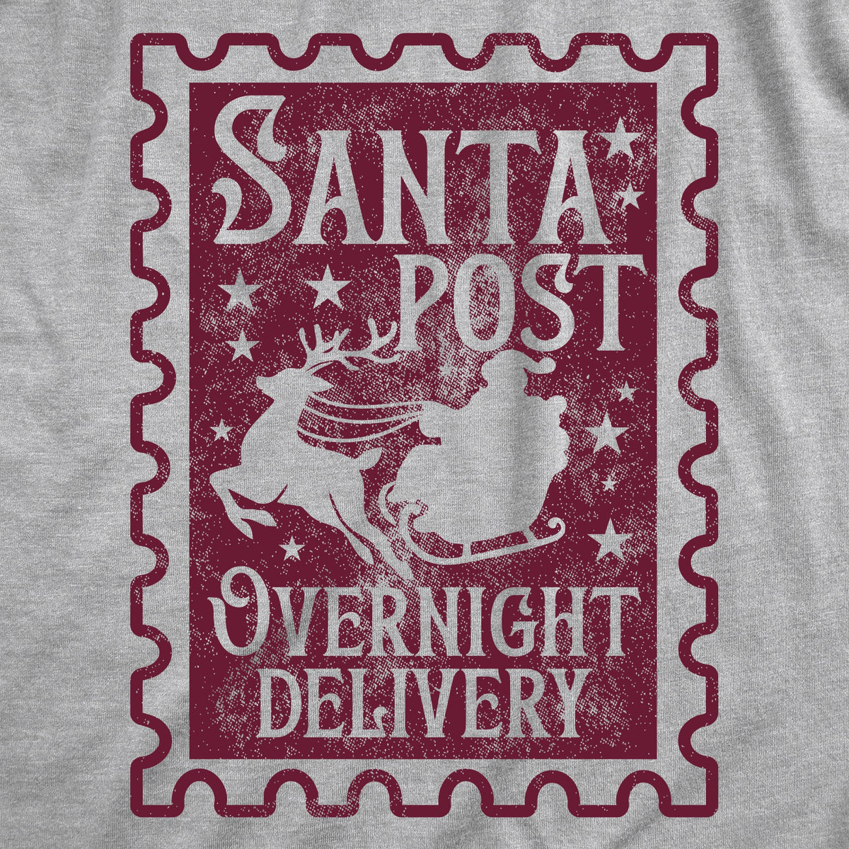 Santa Post Overnight Delivery Women's T Shirt product image 2