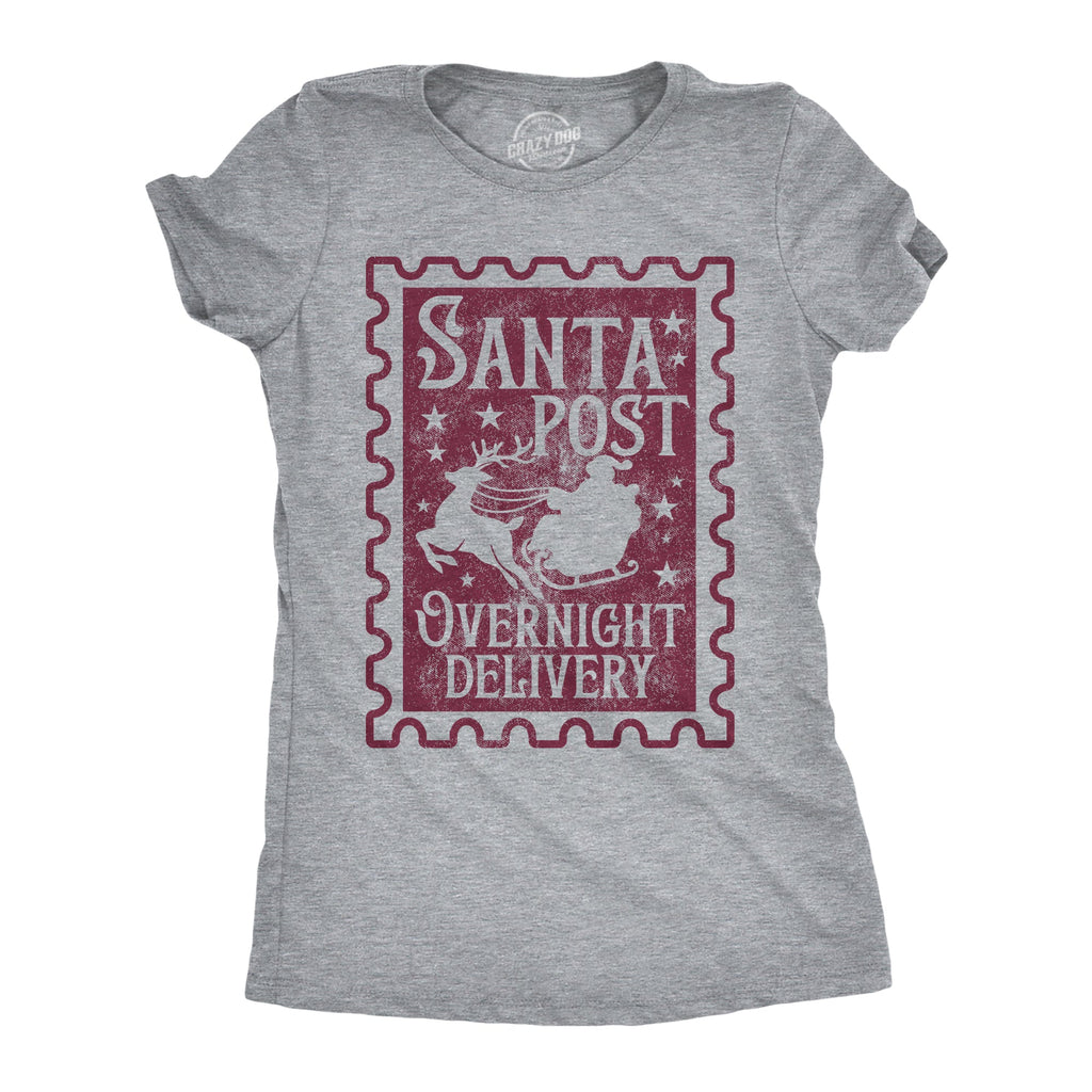 Santa Post Overnight Delivery Women's T Shirt product image 1