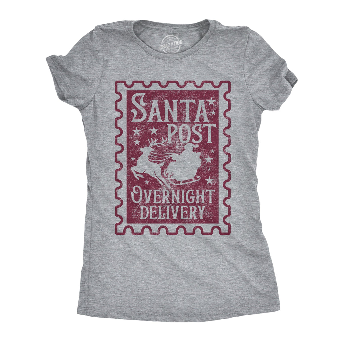 Santa Post Overnight Delivery Women's T Shirt product image 1
