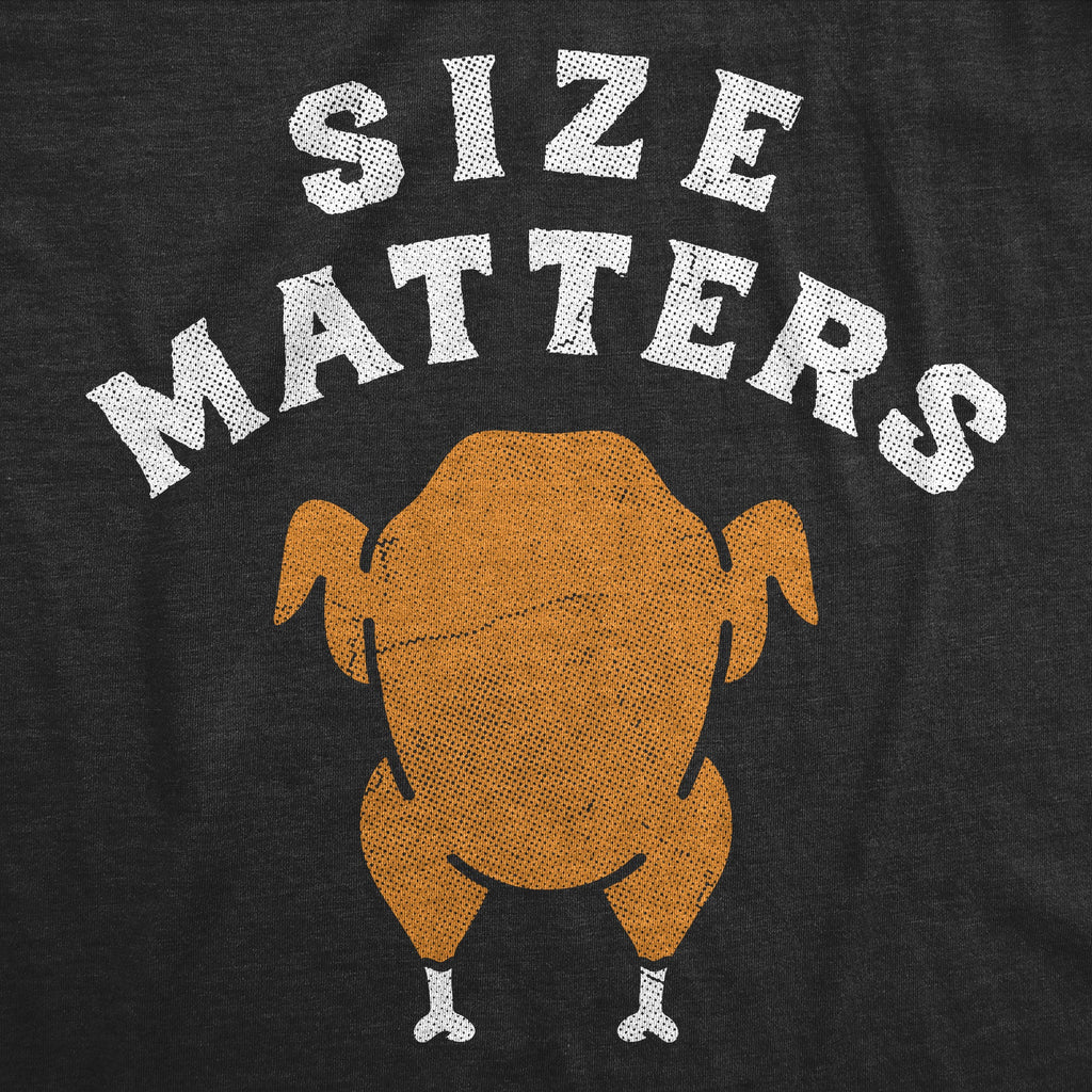 Size Matters Turkey Men's T Shirt product image 3