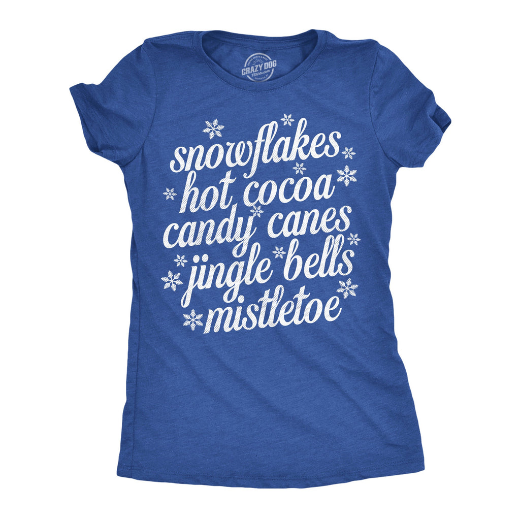 Snowflakes Hot Cocoa Candy Canes Jingle Bells Mistletoe product image 1