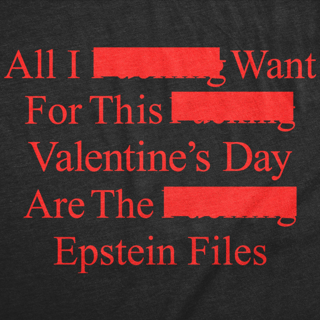All I Want For Valentines Day Are The Epstein Files Men's T product image 3