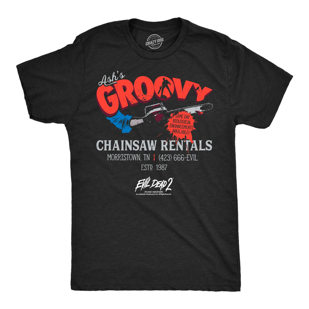 Ashs Groovy Chainsaw Rentals Men's T Shirt product image 1