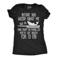 Before You Gossip About Me Rub Ya Cooch Women's T Shirt product image 1