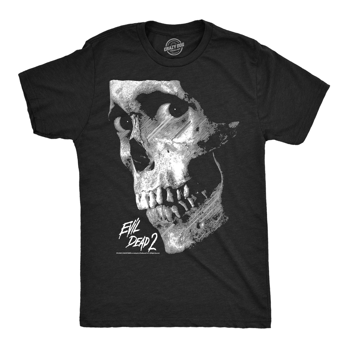 Evil Dead 2 Skull Men's T Shirt product image 1