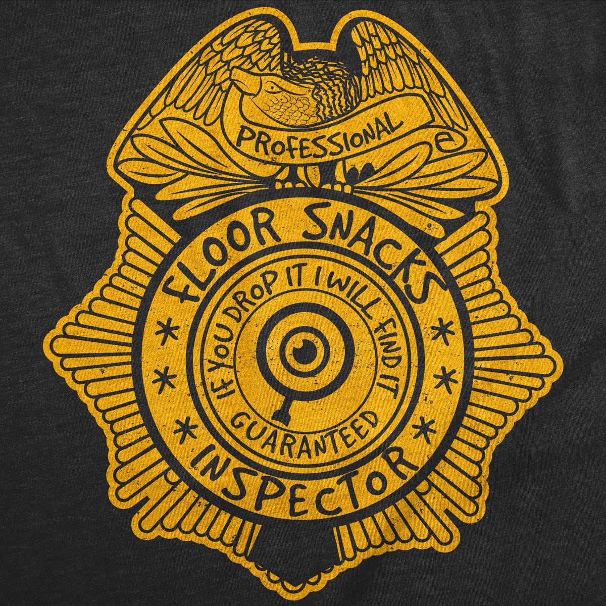 Floor Snacks Inspector Baby Bodysuit