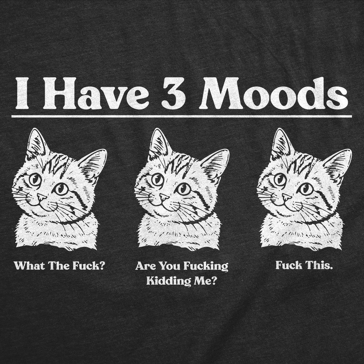 I Have Three Moods What The Fuck Are You Fucking Kidding Me product image 2