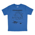Stegosaurus Infographic Youth T Shirt product image 1