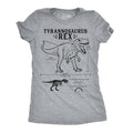 Tyrannosaurus Rex Infographic Women's T Shirt product image 1
