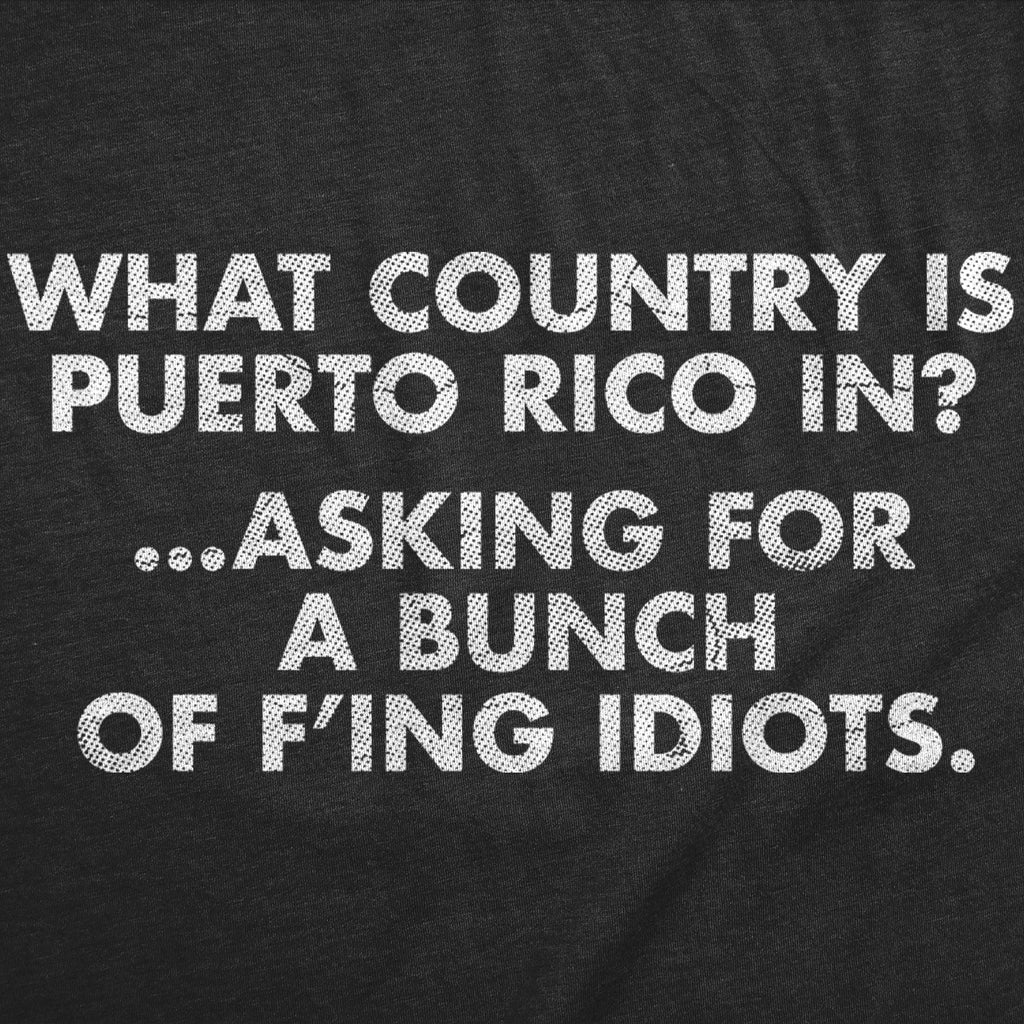 What Country Is Puerto Rico In Asking For A Bunch Of Idiots product image 3