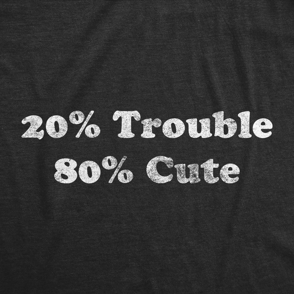 20 Percent Trouble 80 Cute Youth T Shirt product image 2