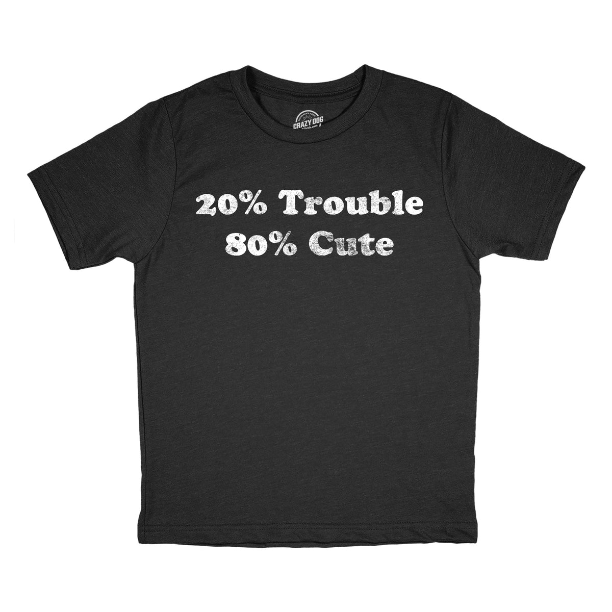 20 Percent Trouble 80 Cute Youth T Shirt product image 1