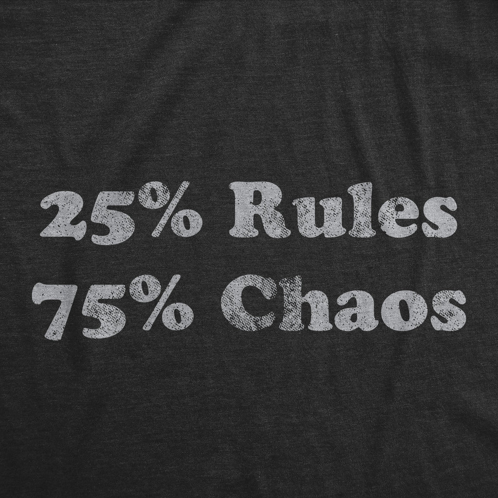 25 Percent Rules 75 Chaos Youth T Shirt product image 2