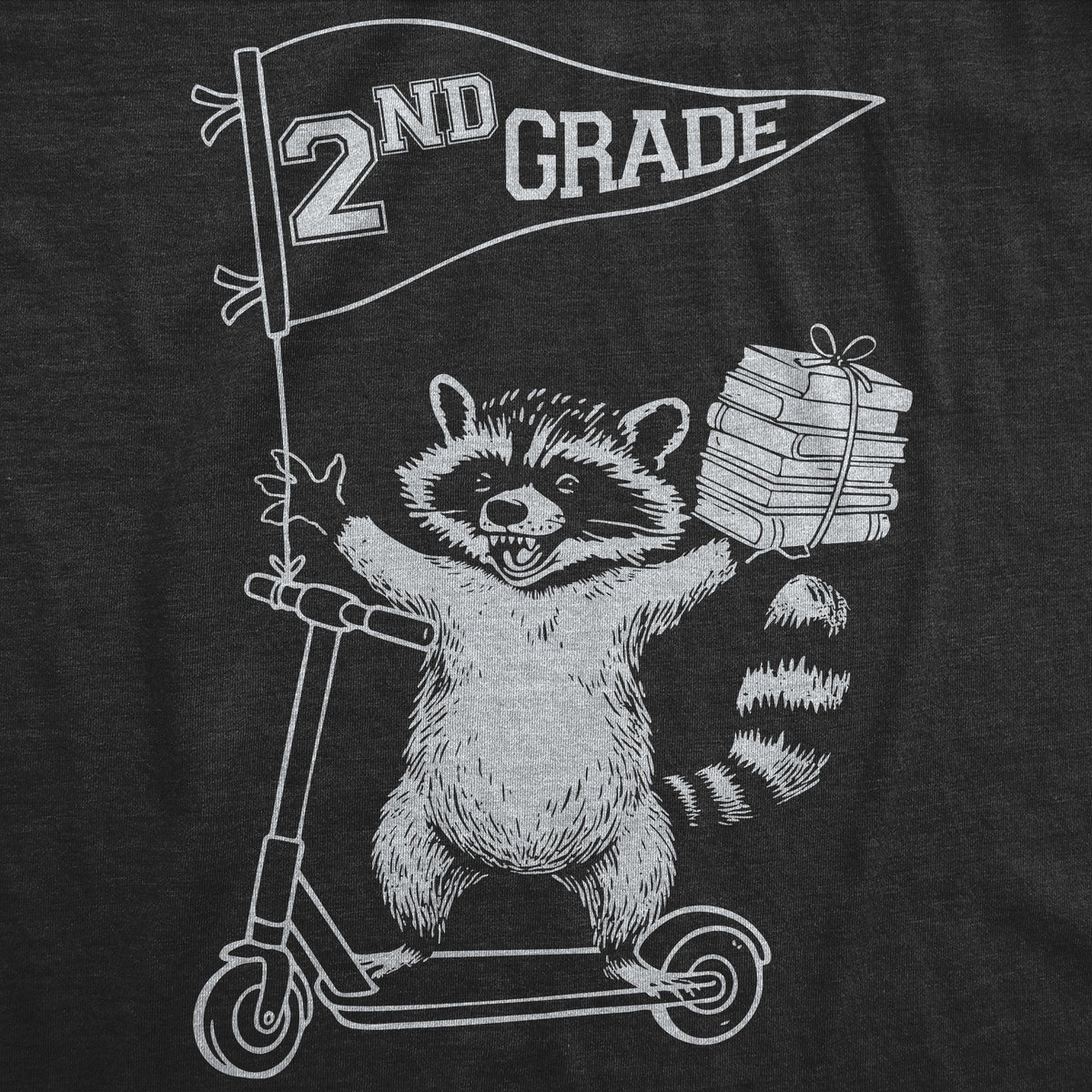 2nd Grade Raccoon Youth T Shirt product image 2
