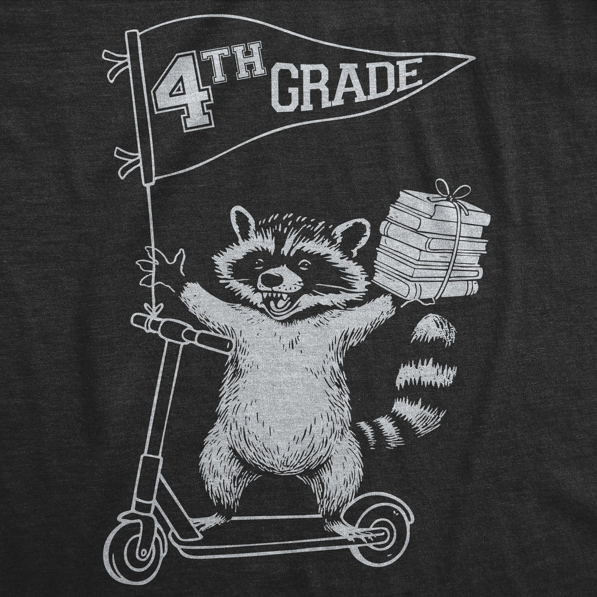 4th Grade Raccoon Youth T Shirt product image 2