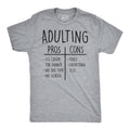Adulting Pros And Cons Men's T Shirt product image 1