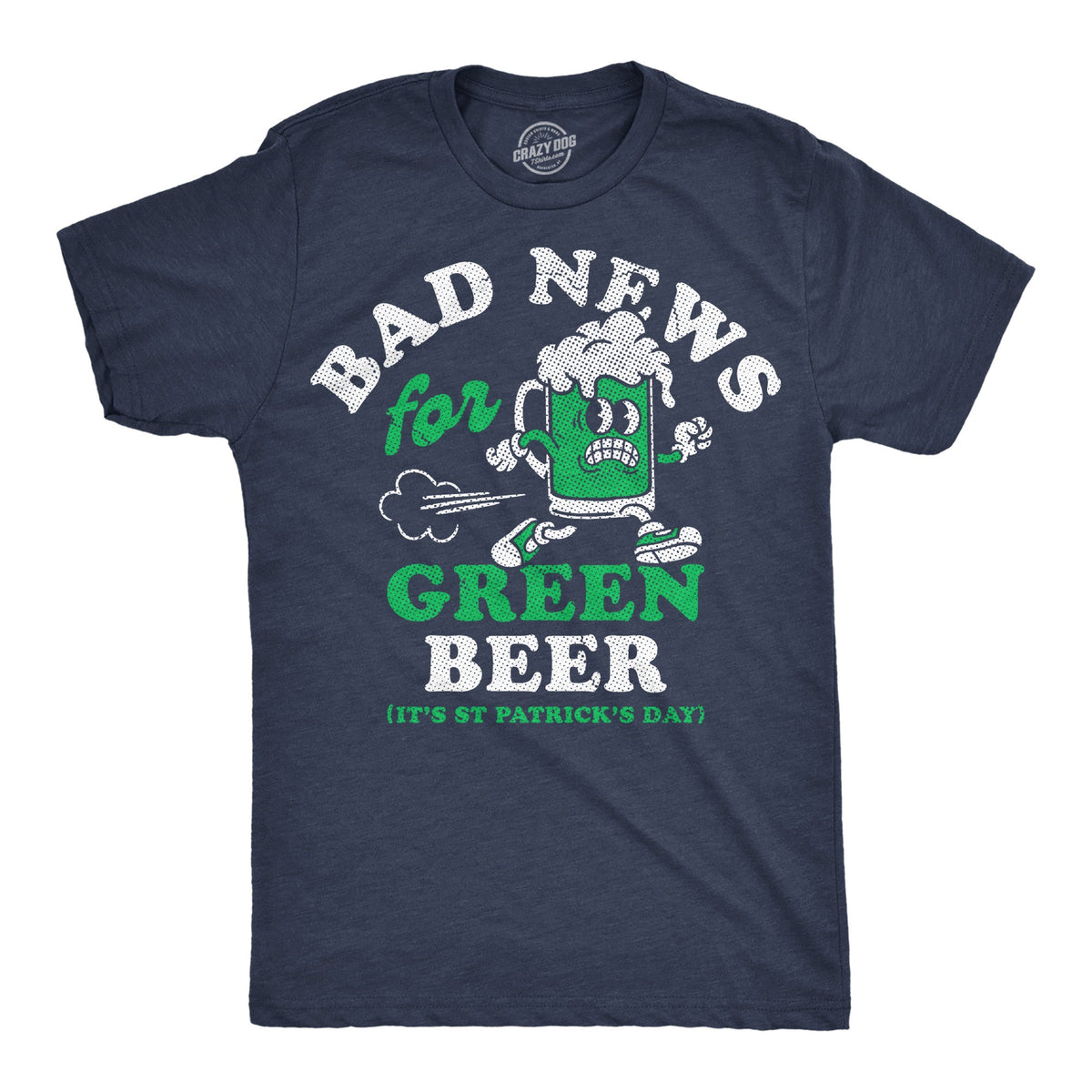 Bad News For Green Beer Men's T Shirt product image 1