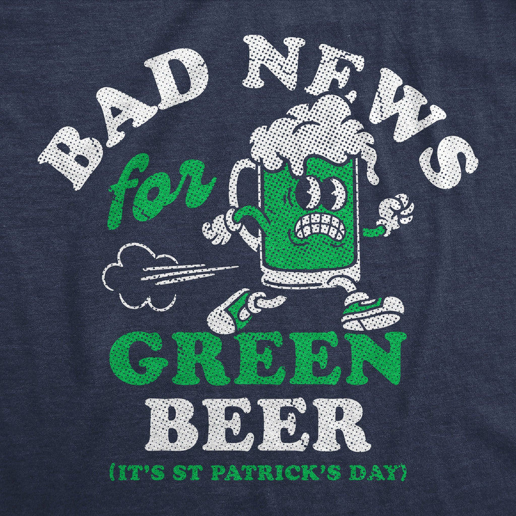 Bad News For Green Beer Men's T Shirt product image 3