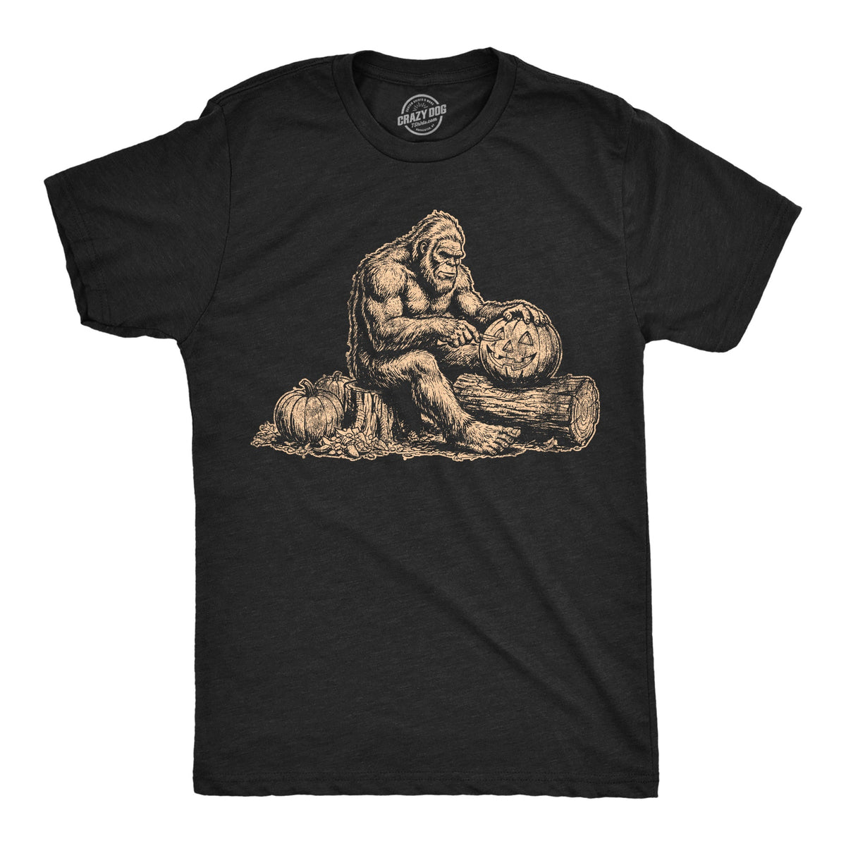 Bigfoot Pumpkin Men's T Shirt product image 1