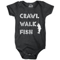 Crawl Walk Fish Baby Bodysuit