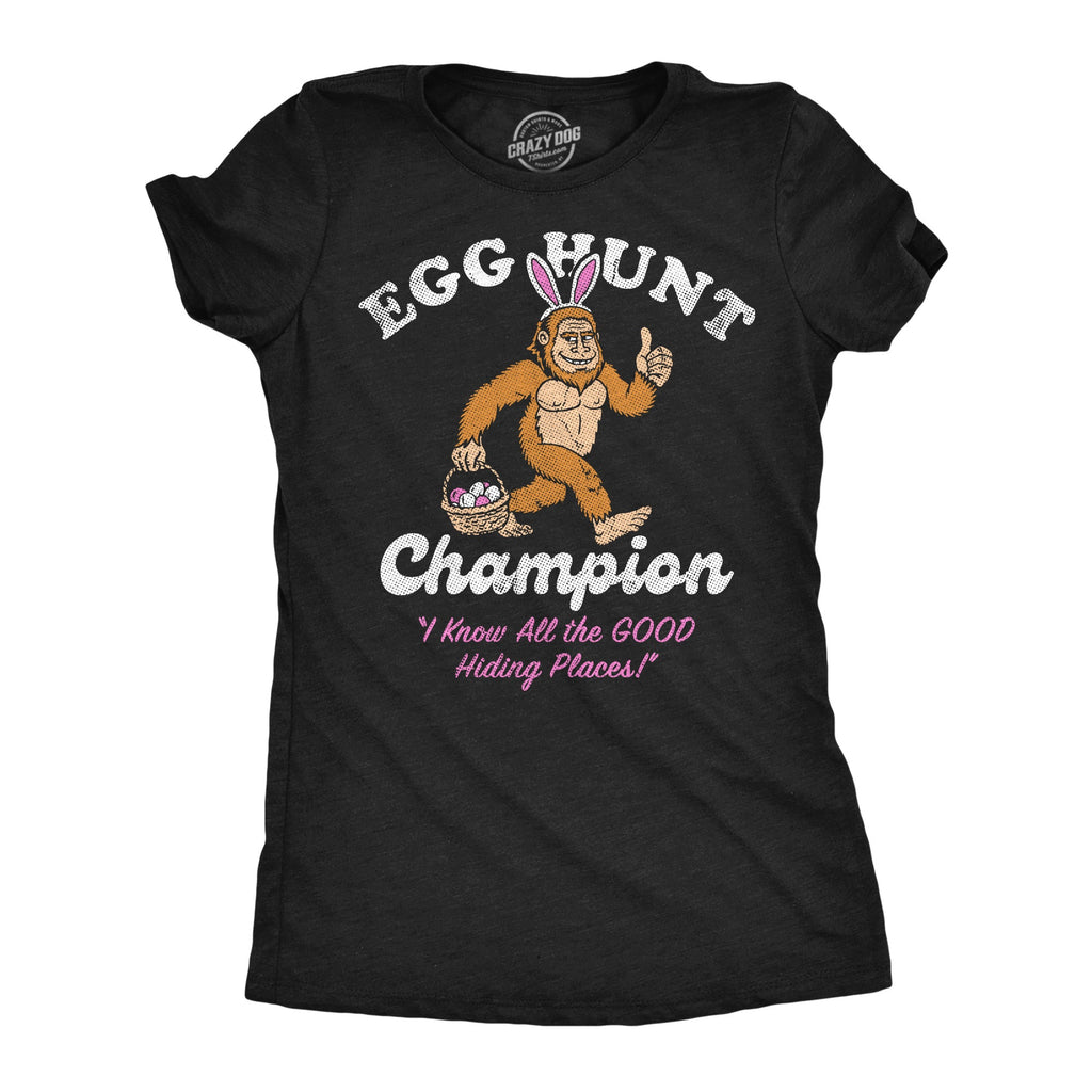 Egg Hunt Champion Bigfoot Women's T Shirt product image 1