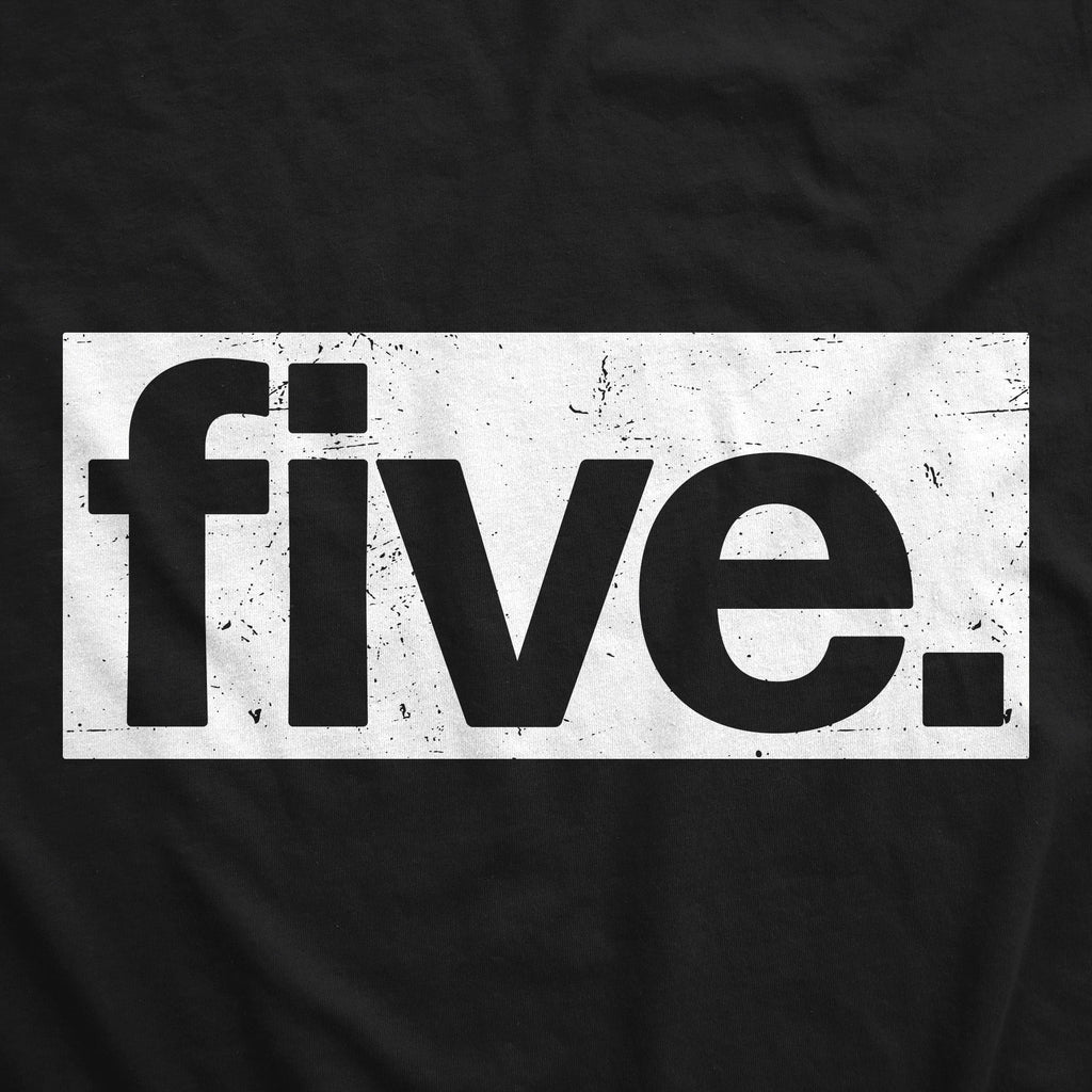 Five Birthday Toddler T Shirt product image 2