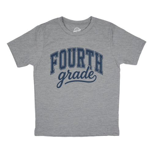 4th Grade Varsity Letters Youth T Shirt product image 1