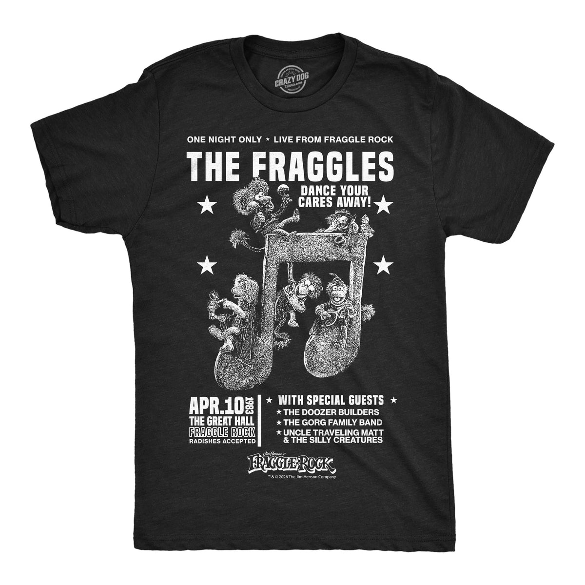 The Fraggles Concert Poster Men's T Shirt
