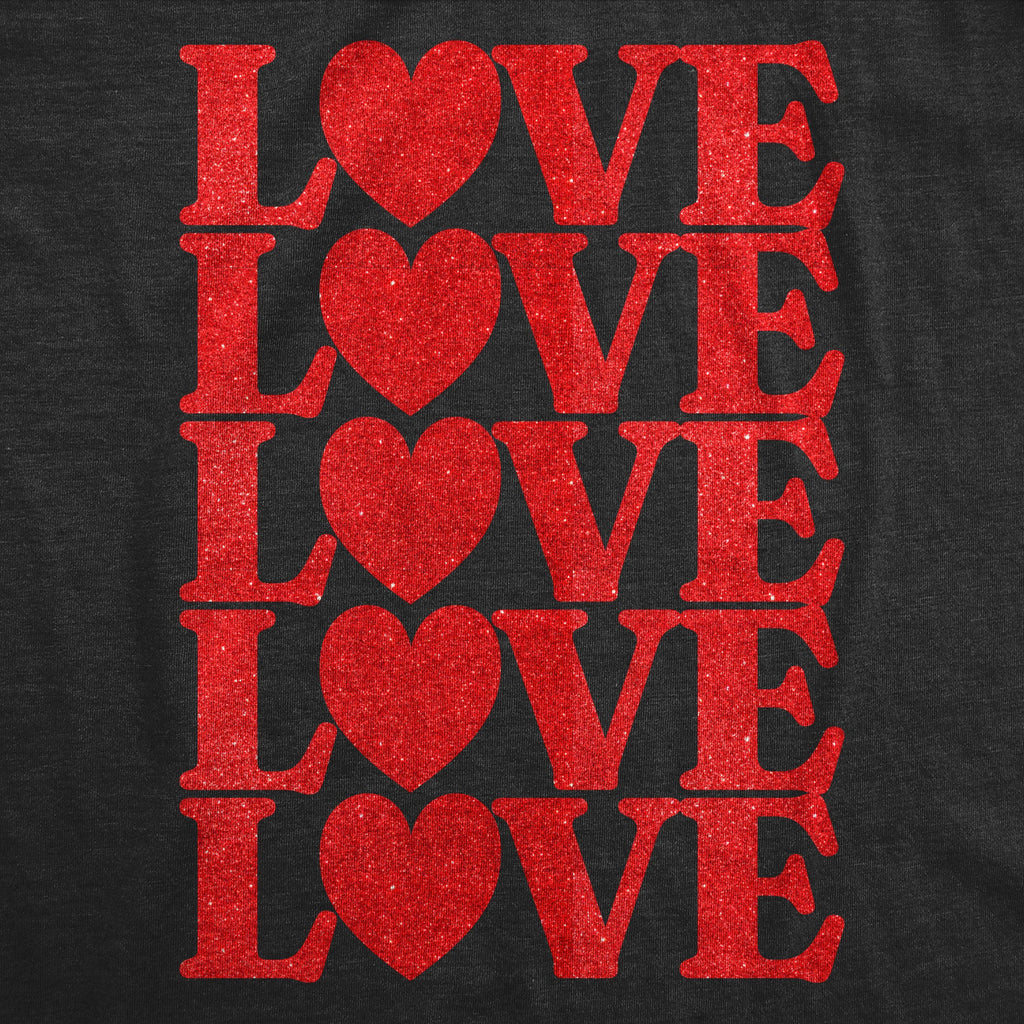 Love Glitter Stack Women's T Shirt product image 2