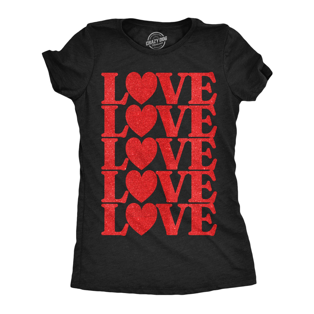 Love Glitter Stack Women's T Shirt product image 1