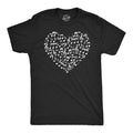 Music Note Heart Men's T Shirt product image 1