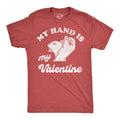 My Hand Is My Valentine Men's T Shirt product image 1