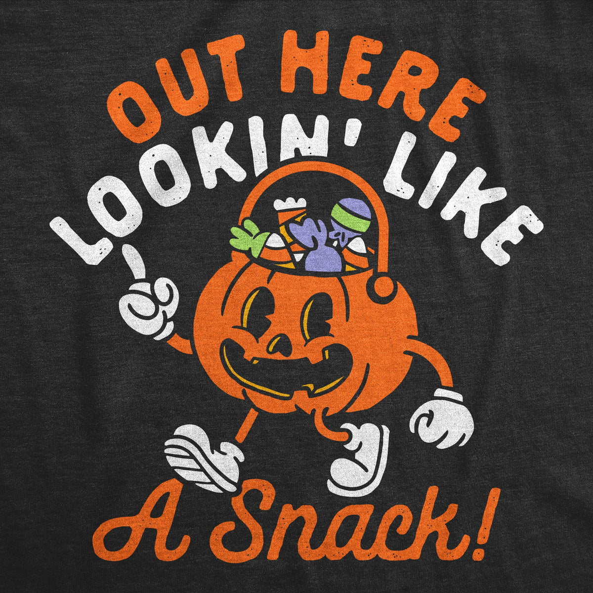 Out Here Lookin Like A Snack Candy Bucket Youth T Shirt product image 2