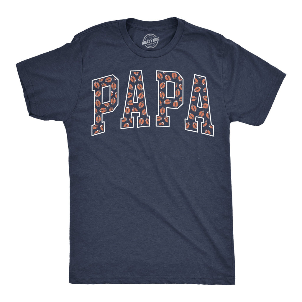 Papa Text Pattern Men's T Shirt product image 5