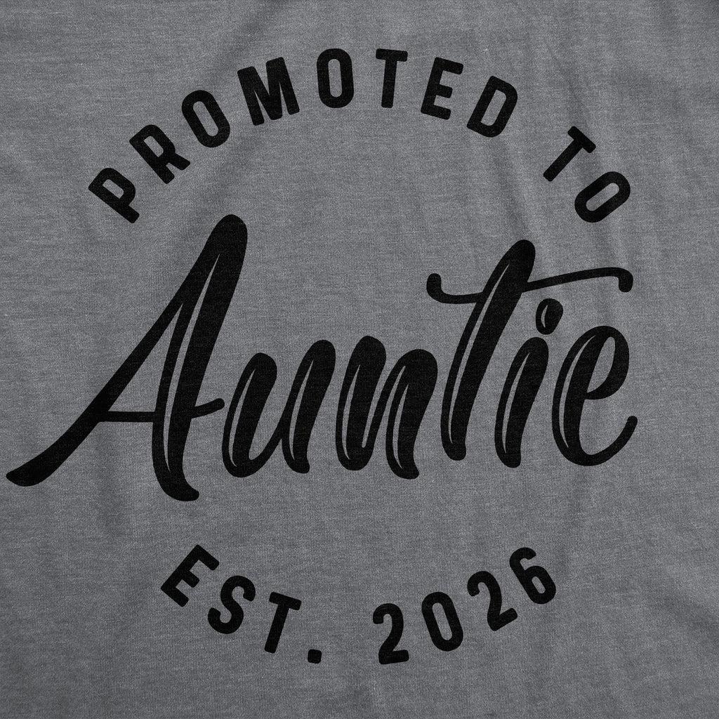 Promoted To Auntie 2026 Women's T Shirt product image 2
